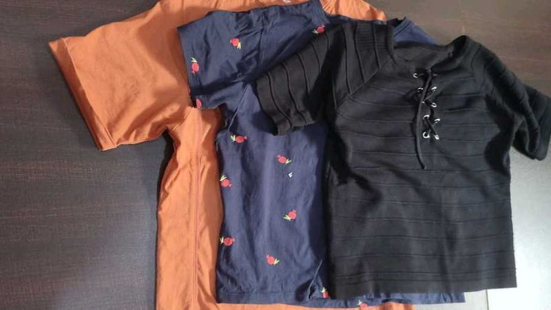Combo Of 3 Tops For Women (Size -S)