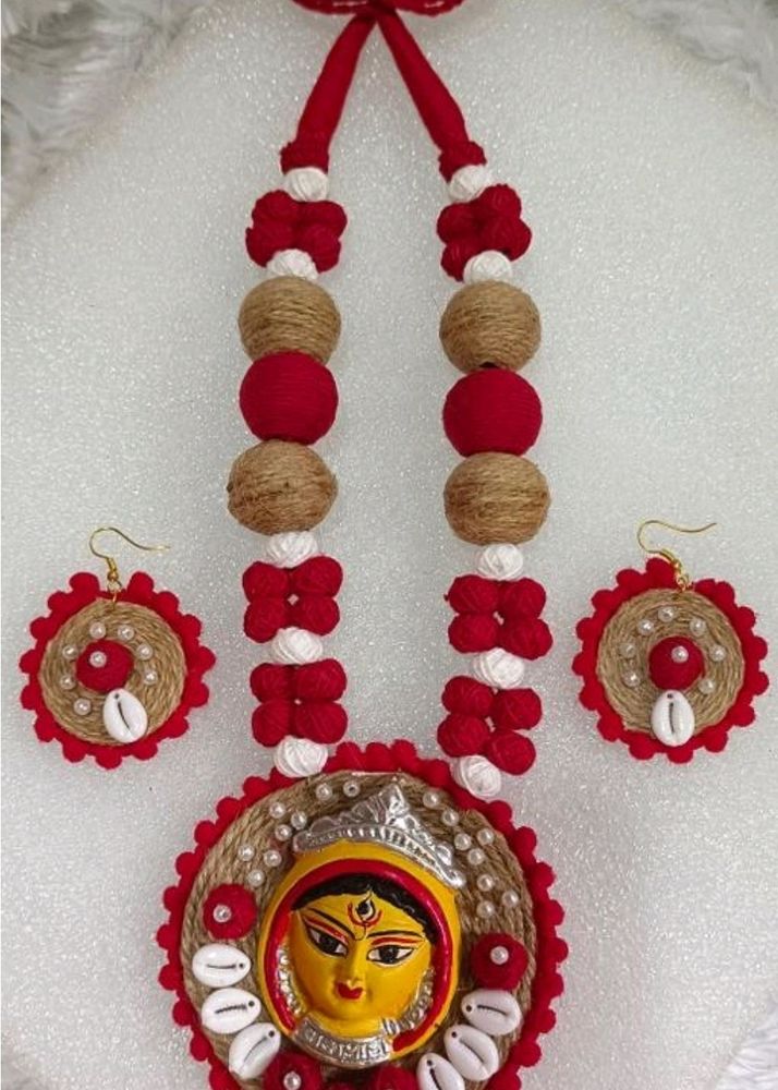 Durga Necklace And Earings Set