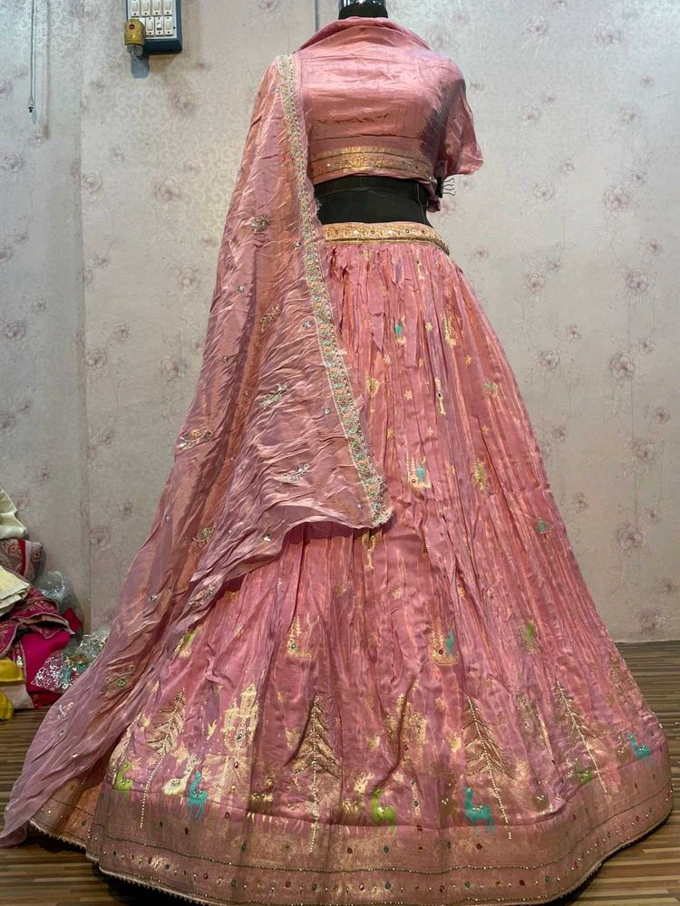 Beautiful Like Peach Lehenga Choli