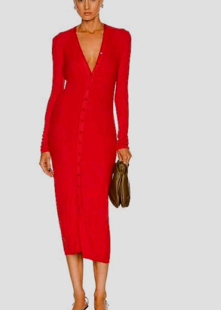 Red Midi Dress
