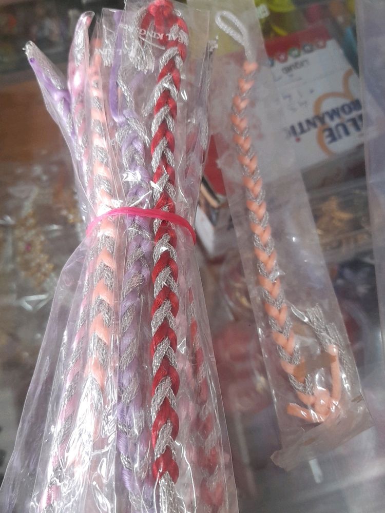 Friendship Band Silver Jari Thread