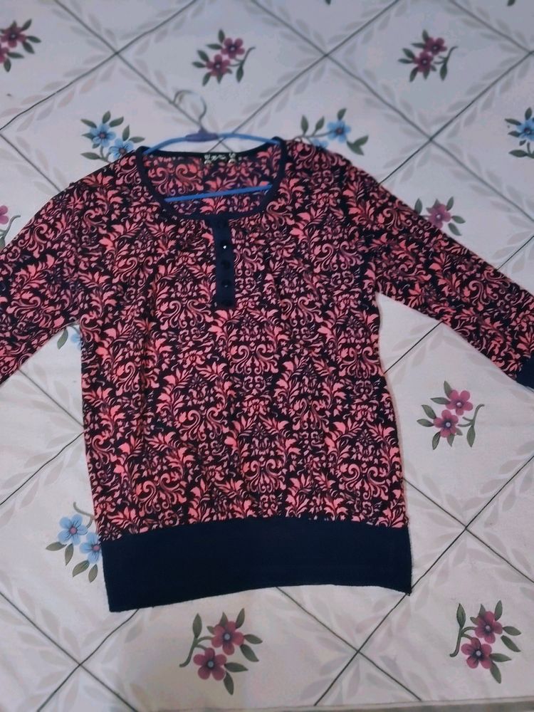 Net  Floral Top