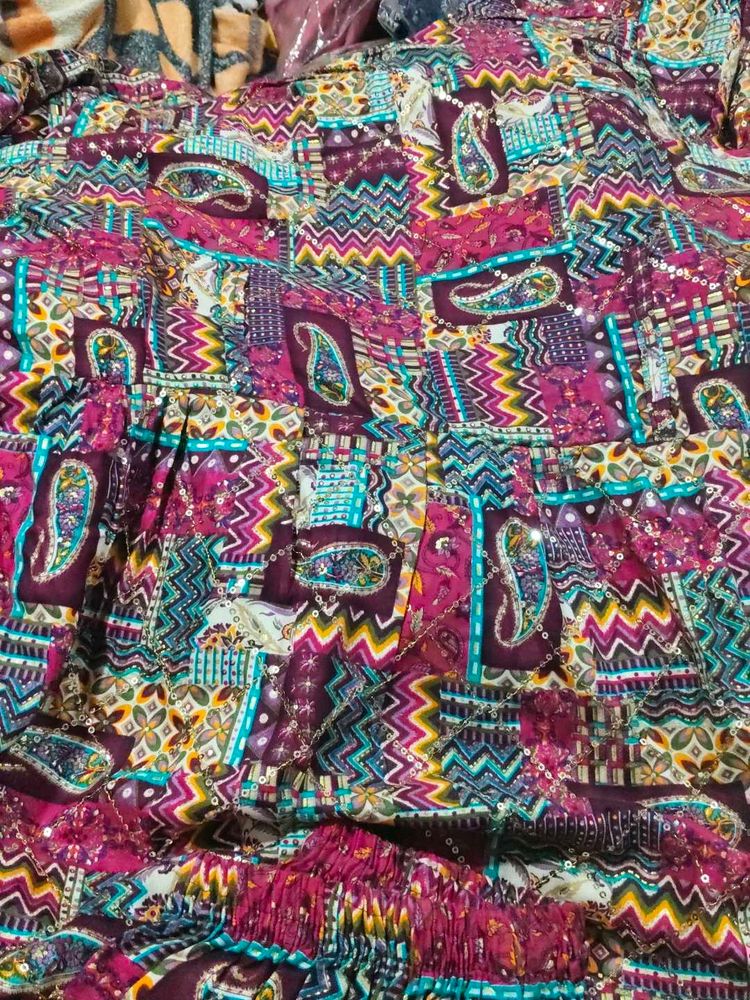 Sequence Short Kurta Garara Set