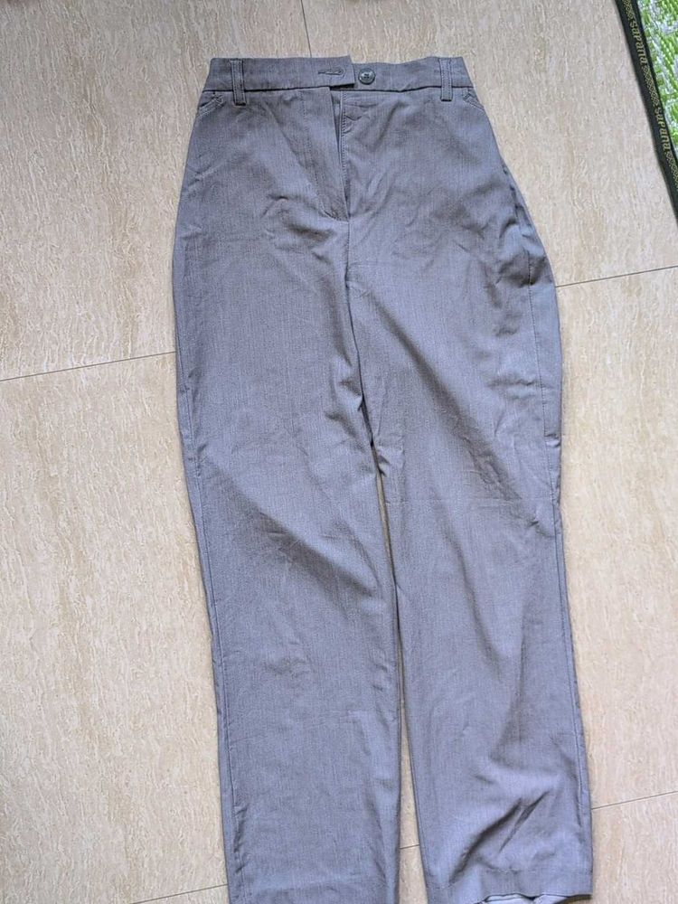 Grey Casual Pants