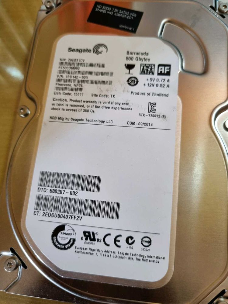 Seagate 500GB HDD Hard Disk For Desktop PC