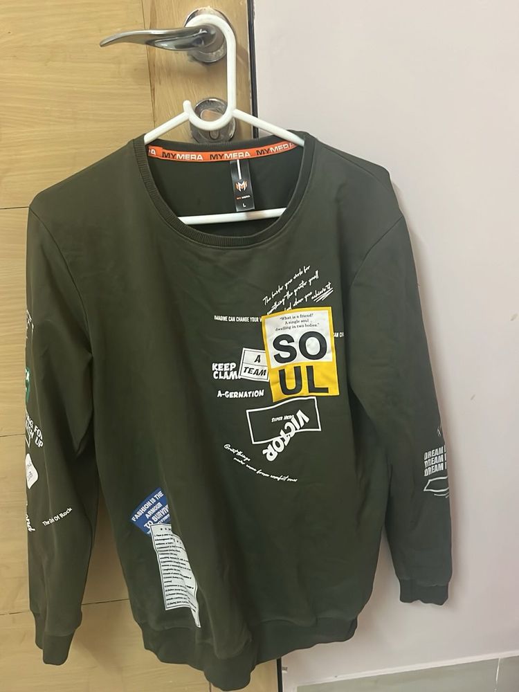 Stylish Graphic Print Sweatshirt