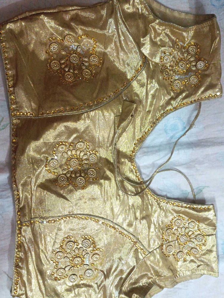 Golden Embellished Blouse