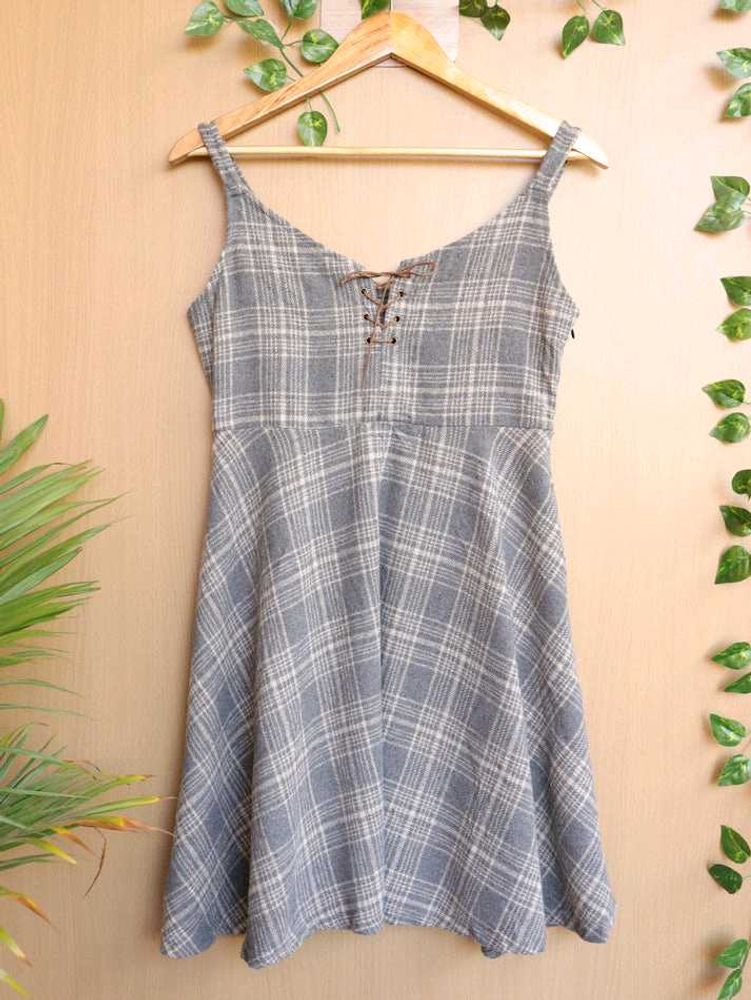 Plaid Mini Dress