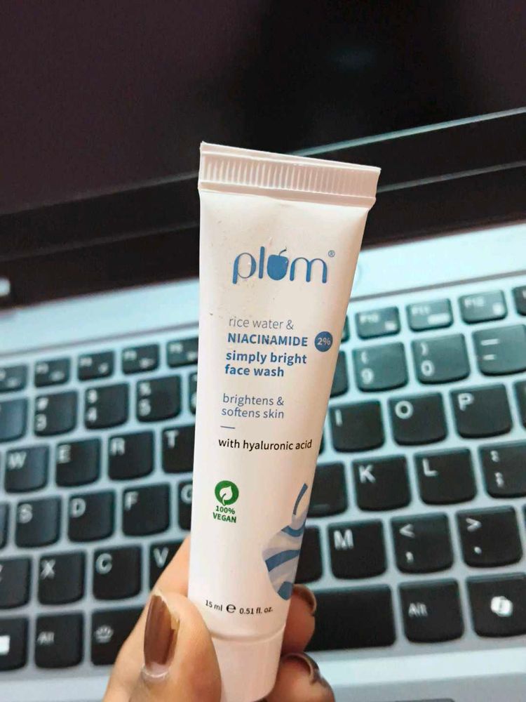 Plum Rice Water Face Wash