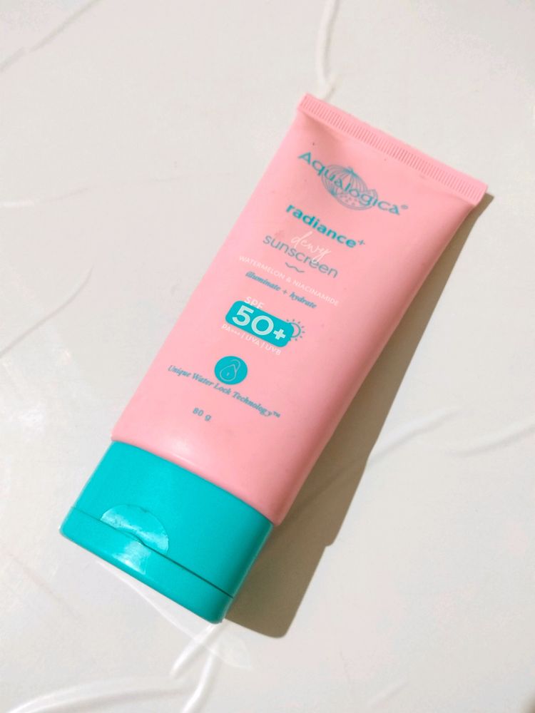 Aqualogica Pink Radiance Sunscreen ~ 80 Ml Totally New But Expiry In July