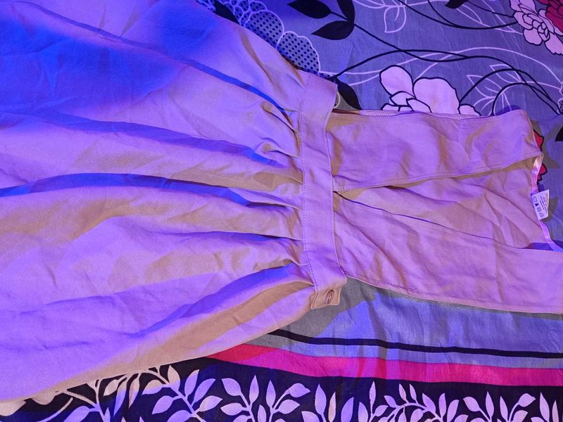 Khaki Skirt with Unique Detail