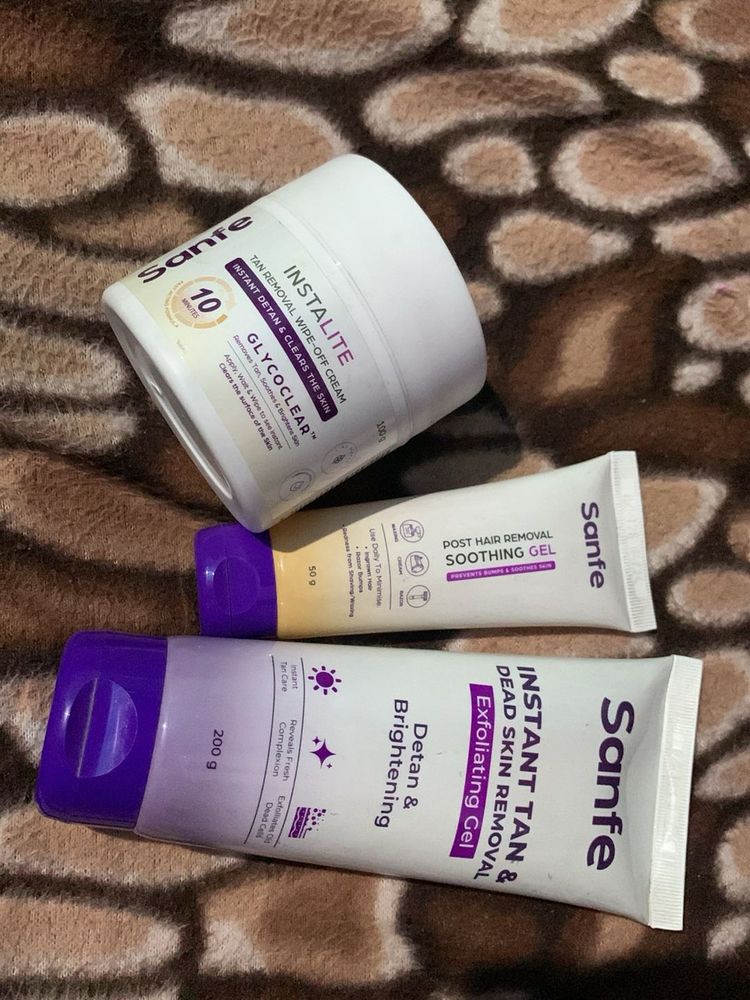 Sanfe tan removal kit