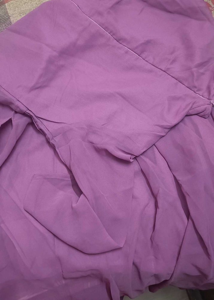 Lavender Chiffon Dress