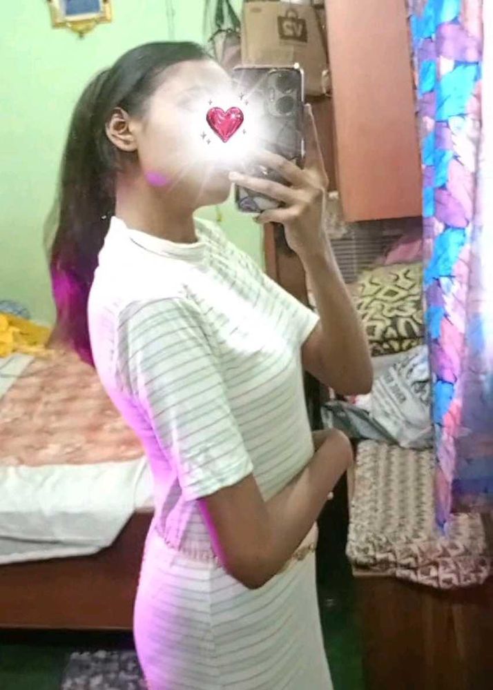 Striped T-Shirt Dress