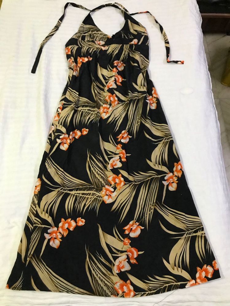 Light Cotton Floral Dress Size Xs