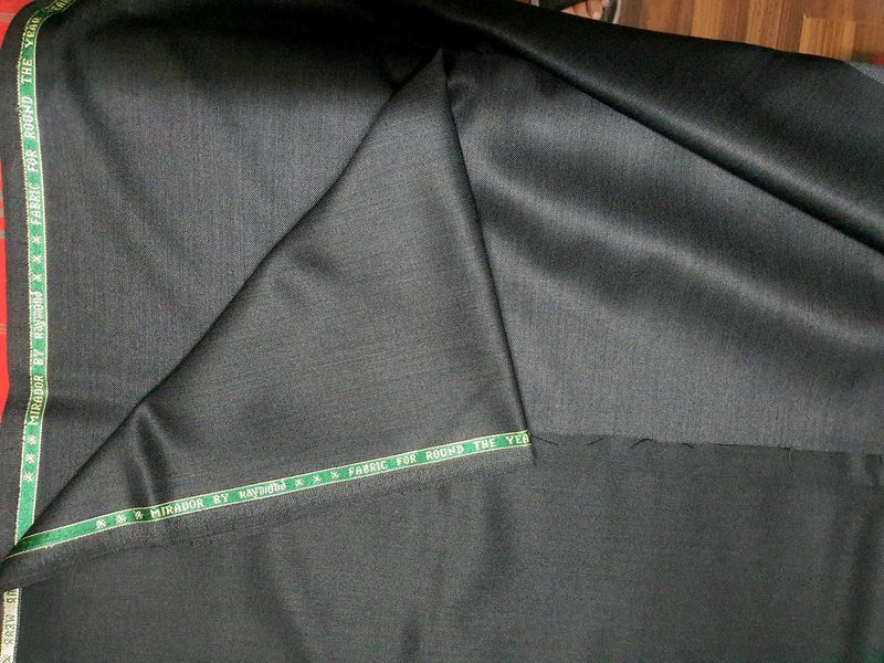 Black Raymond Trouser Material