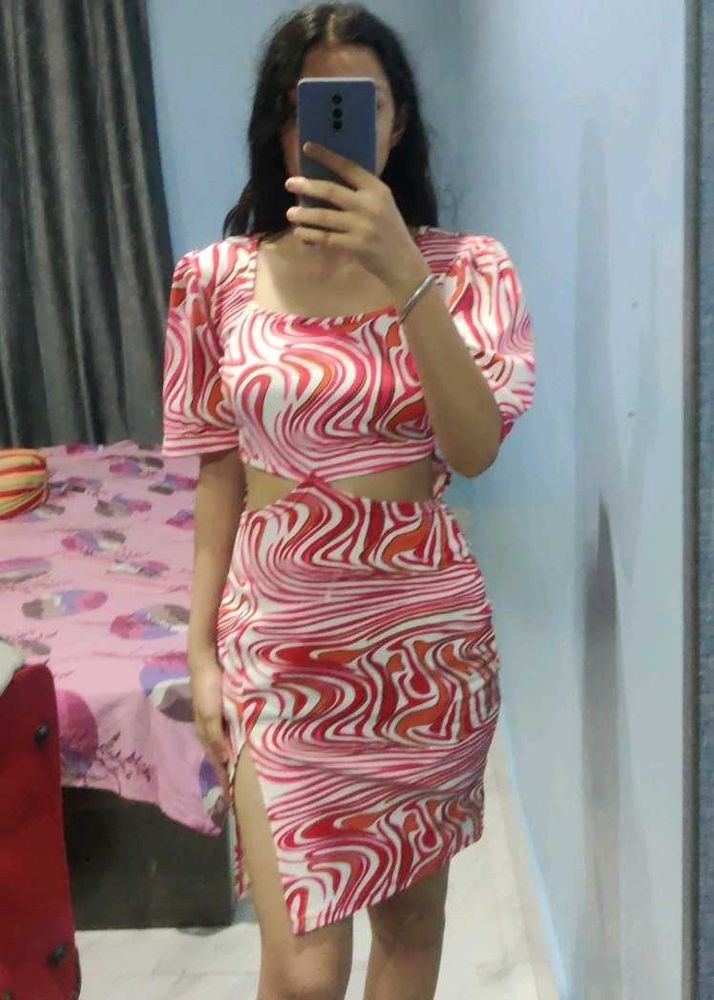 Funky Cutout Mini Dress