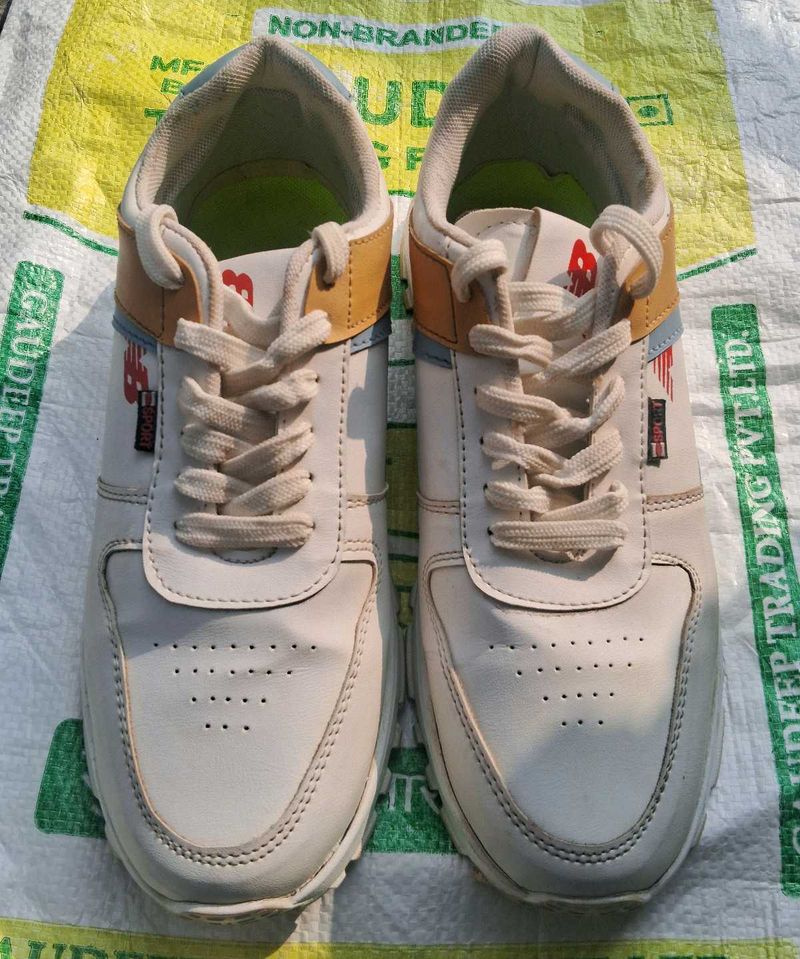 Vintage White Sneakers