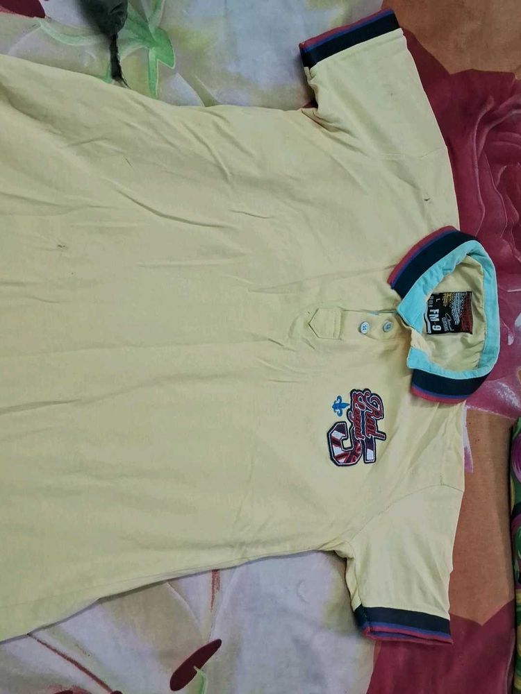 Cool Yellow Graphic T-Shirt