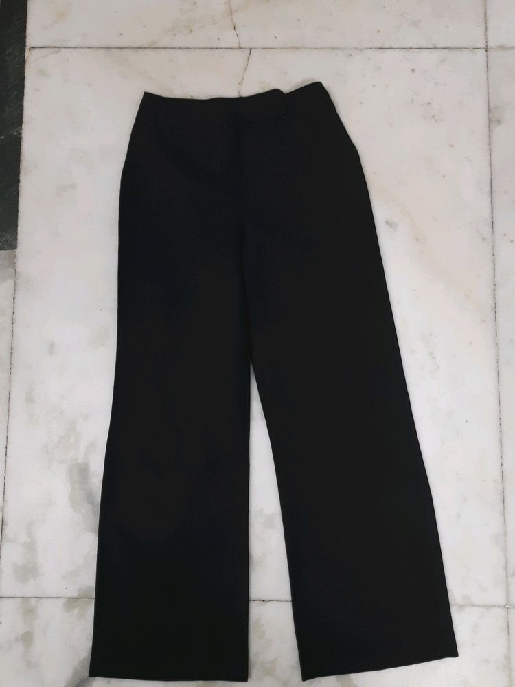 Black Wide Leg Trouser