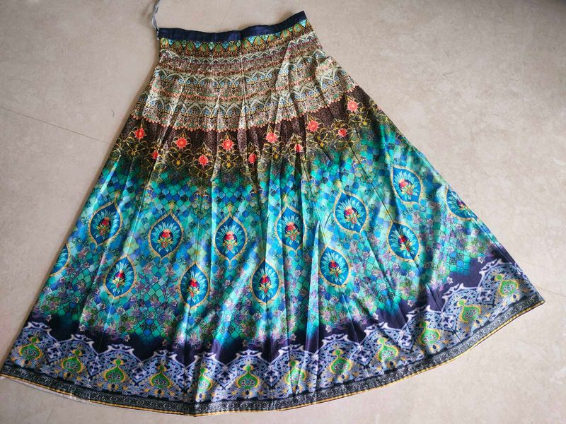 Patterned Ethnic Skirt