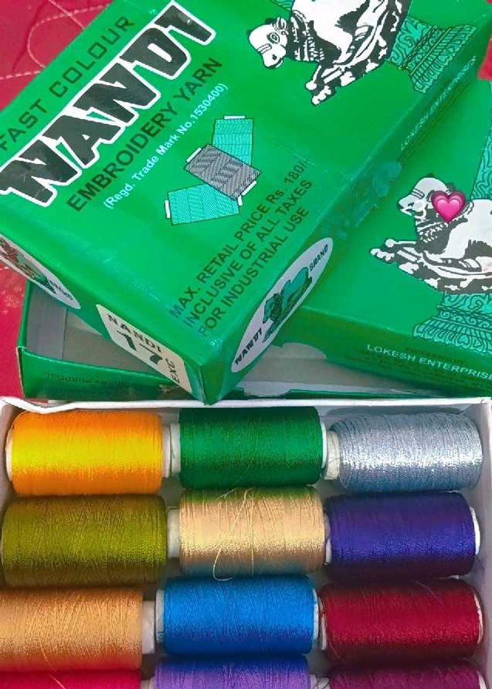 Nandi Embroidery Yarn - Vibrant Craft Threads🧵🪡