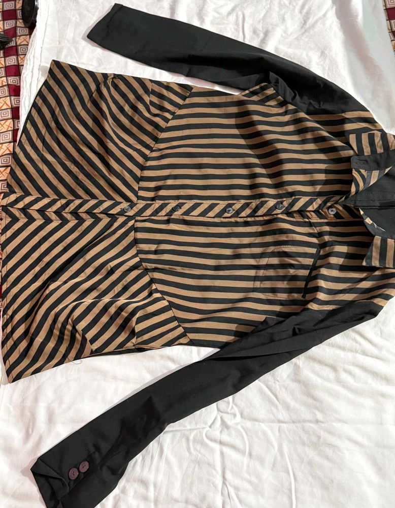 Striped &amp; Solid Long Sleeve shirt