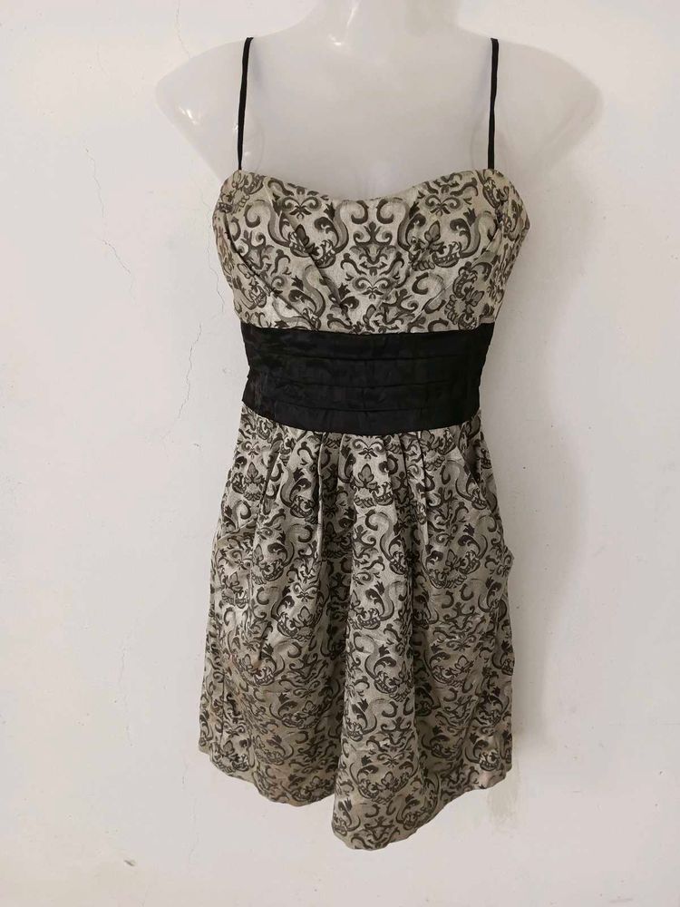 Patterned Mini Dress