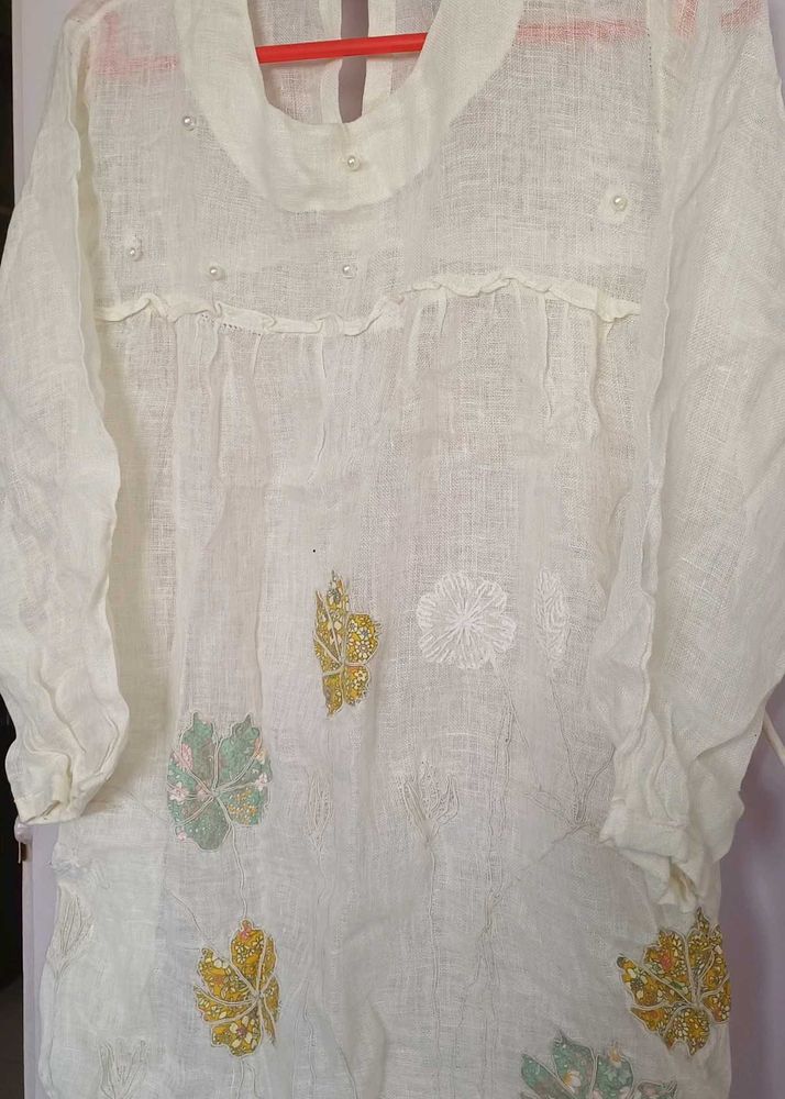 Vintage Style off White Dress