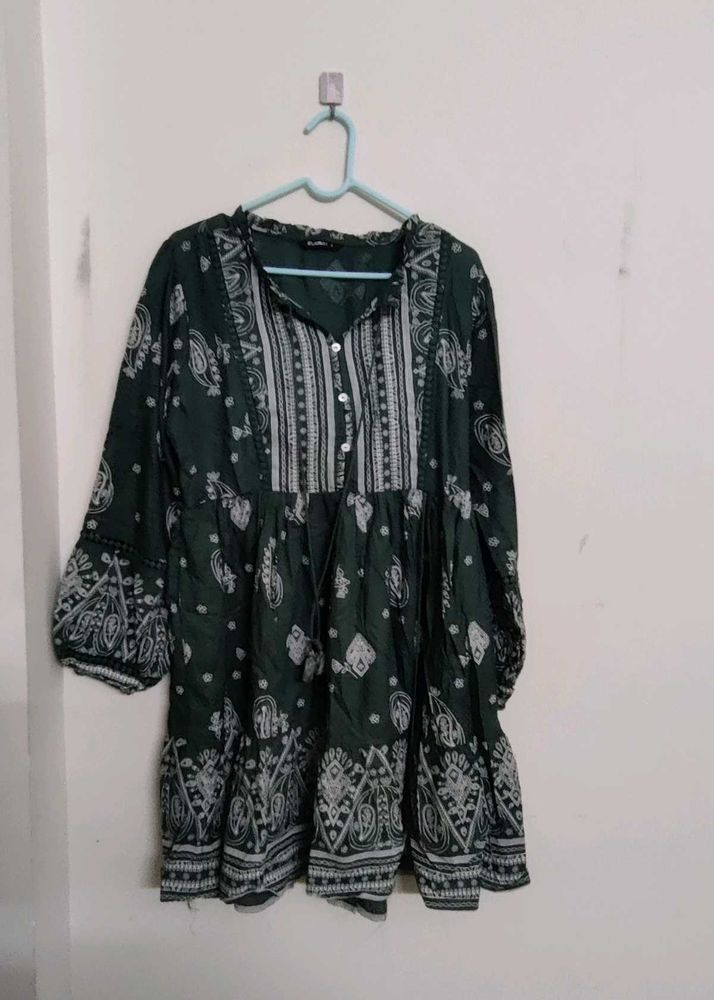 Zudio Green Tunic