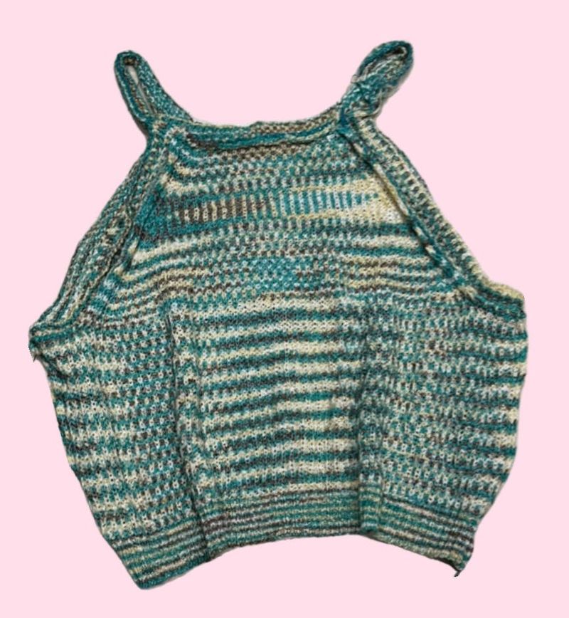 Striped Knit Tank Top