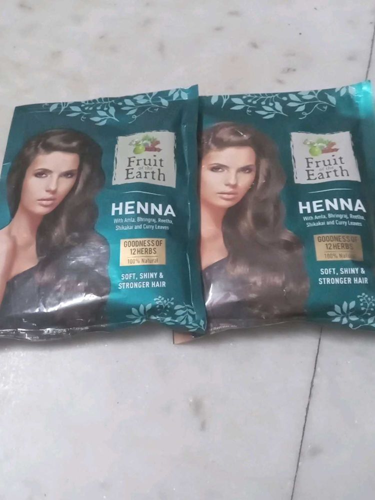 Fruit Earth Henna Mehendi Pack Of 2
