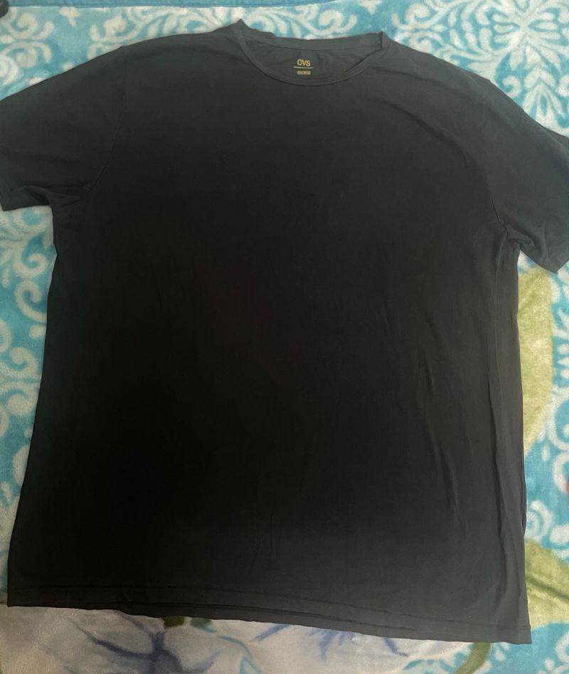 OVS Black-Grey Blend T-Shirt