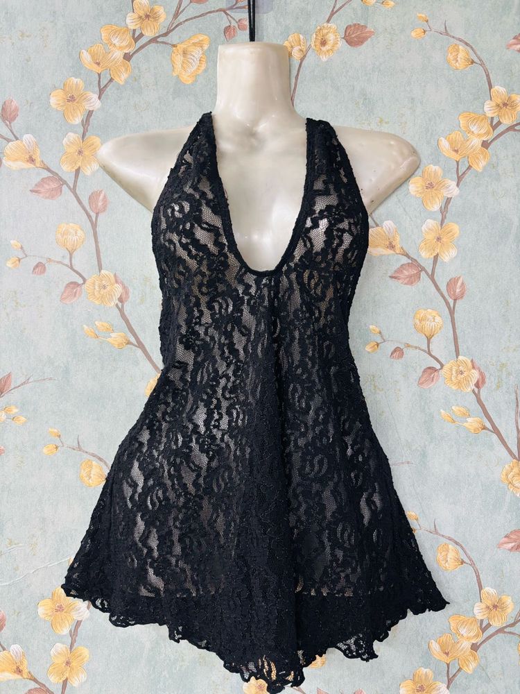 Y2k Lace Mini Dress