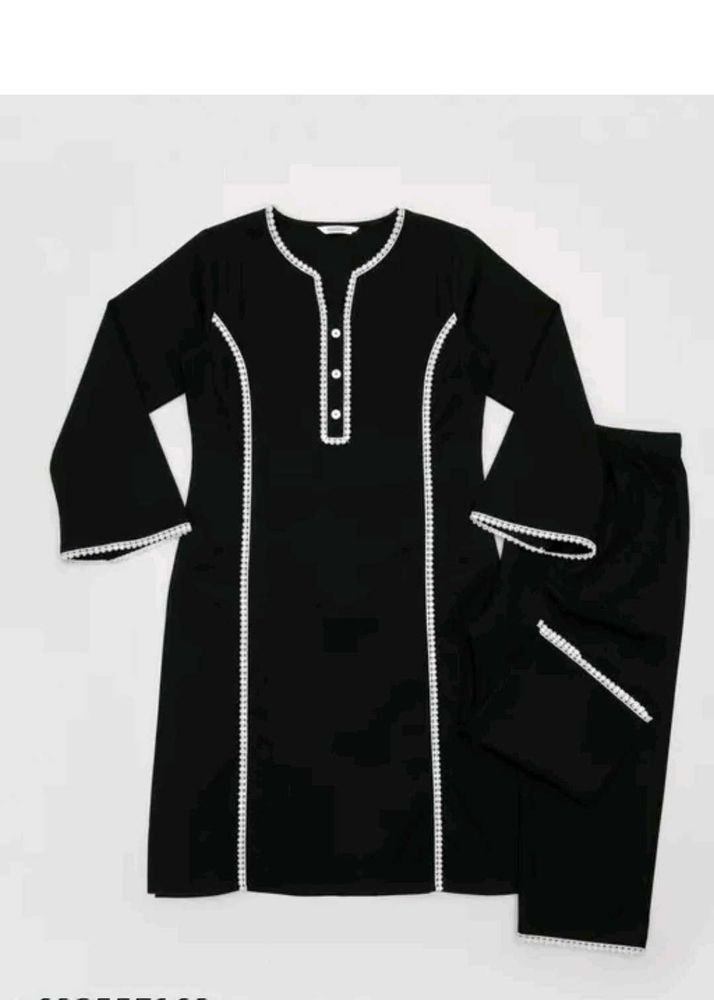 Elegant Black Kurta Set