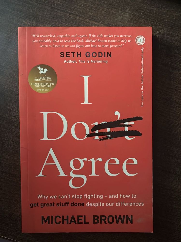 I Don’t Agree