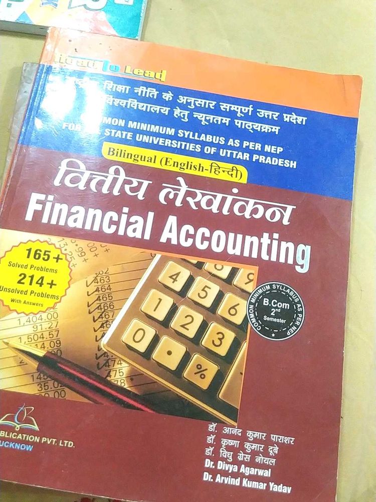 Financial Accounting   B.com 1St Year 2Nd Sem