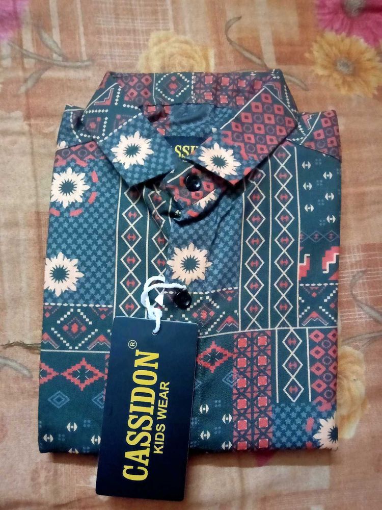 Cassidon Kids Patterned Shirt