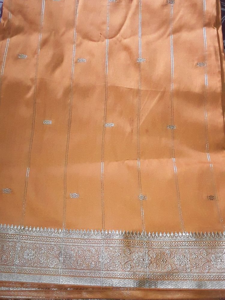 Silk SAREE ;yellow Colour