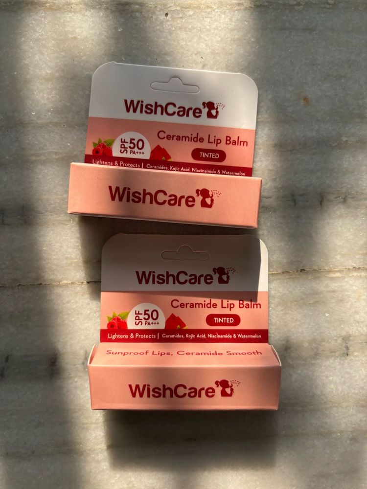 2 Wishcare And 1 Vaseline Lip Balm