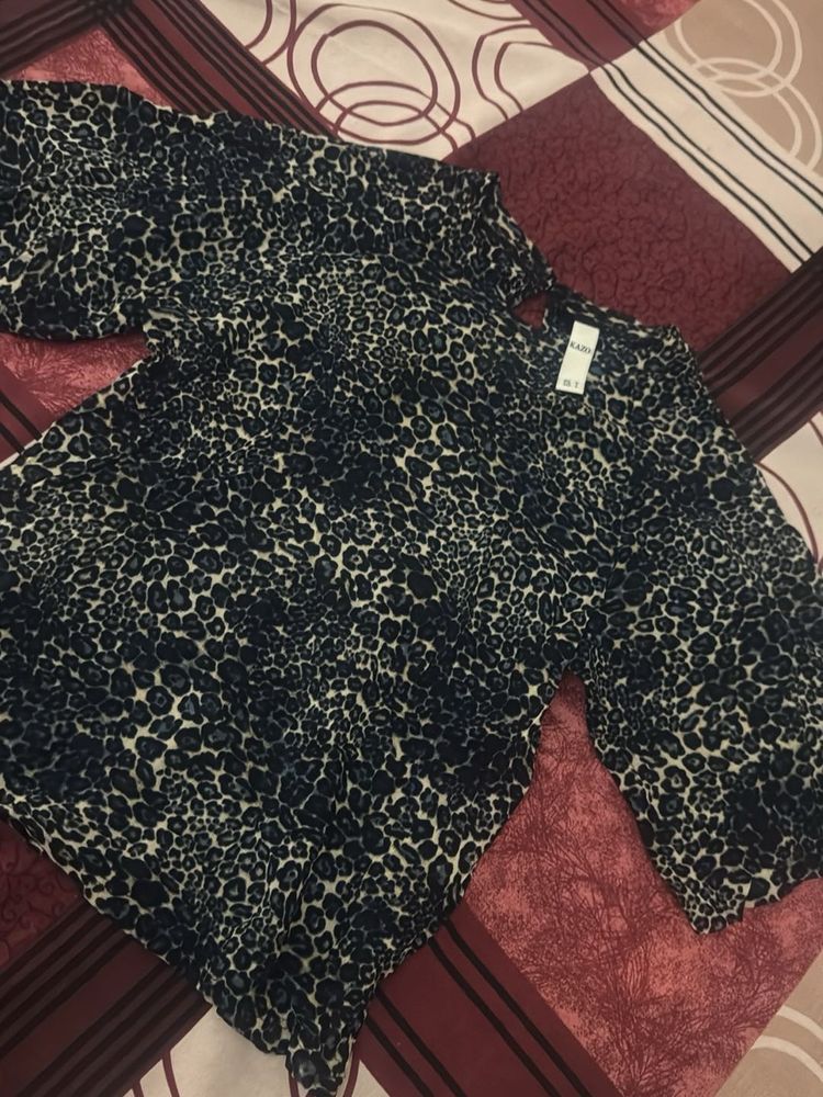 Leopard Print Top