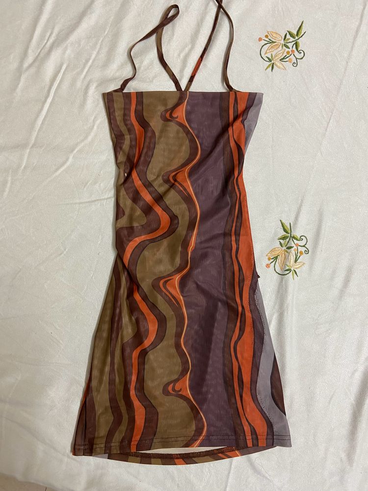 Newme Bodycon Abstract Dress