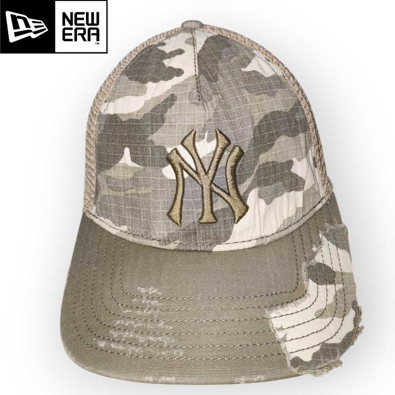 New Era NY Yankees Camo Trucker Cap - Original