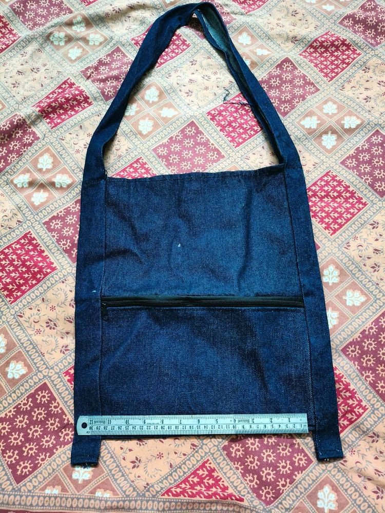 Denim Shoulder Bag ( Bohemian Jhola )