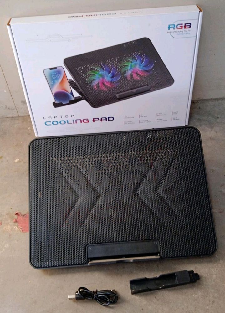 Sale 🎊 Laptop Cooling Pad With 2 In 1