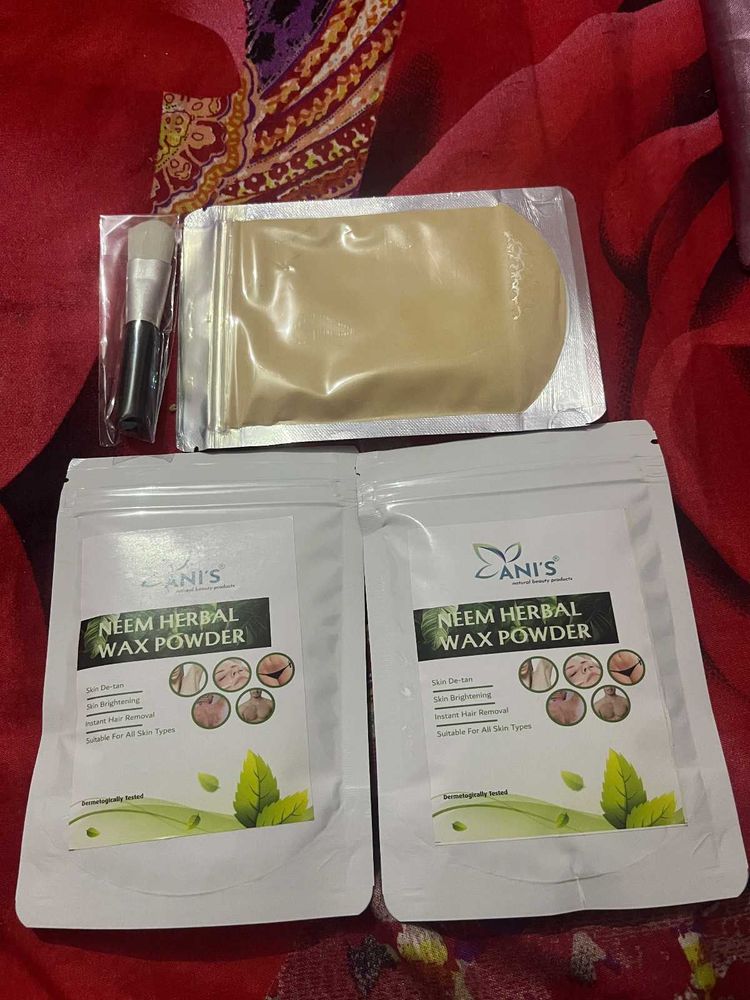 COMBO OF 2 ANI&#39;S NEEM HERBAL WAX POWDER