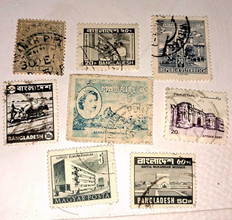 Antique British-India Stamp