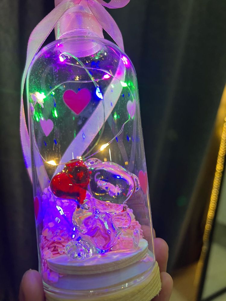 Adorable Bear Couple Dome Light