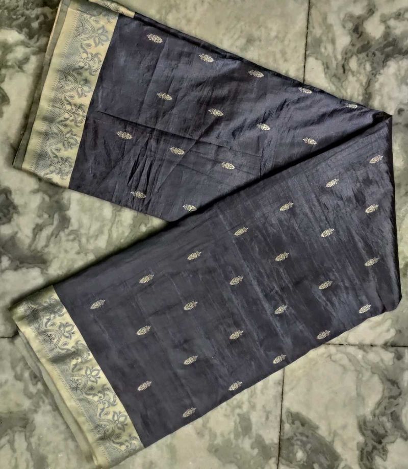 Beautiful Lavender Colour Banarasi Silk Sar