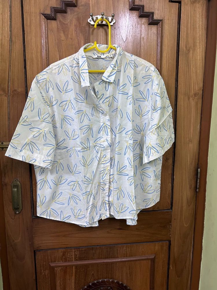 Uniqlo Boxy Cotton Shirt
